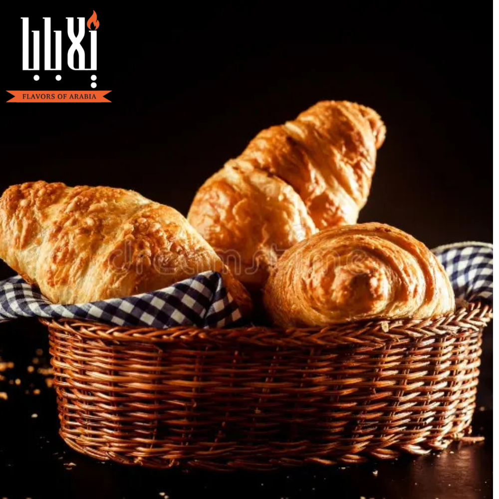 Croissant With Garlic sauce